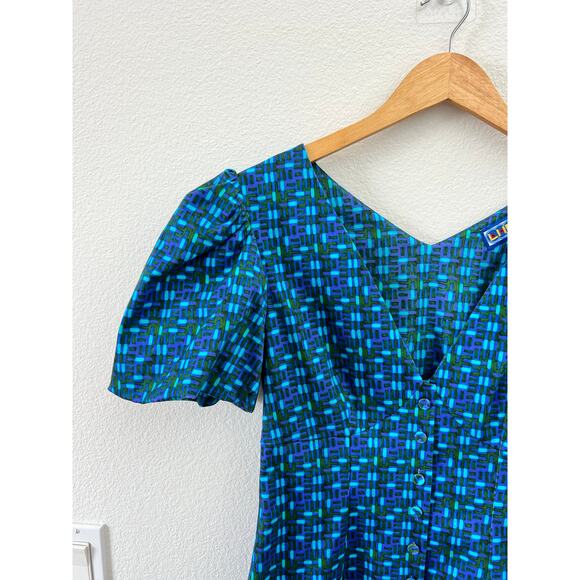 LHD Pedra Bonita Mini Dress Blue size US 8 - Picture 10 of 10